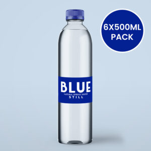 BLUE Natural Still Water – 6x500 ml
