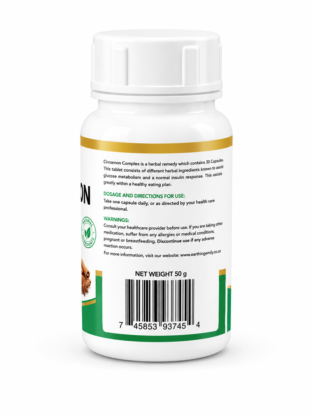 Complex Cinnamon capsules 💊 60s - balance blood sugar levels - Image 3