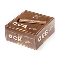 OCB Unbleached Slim King Size Paper - Box