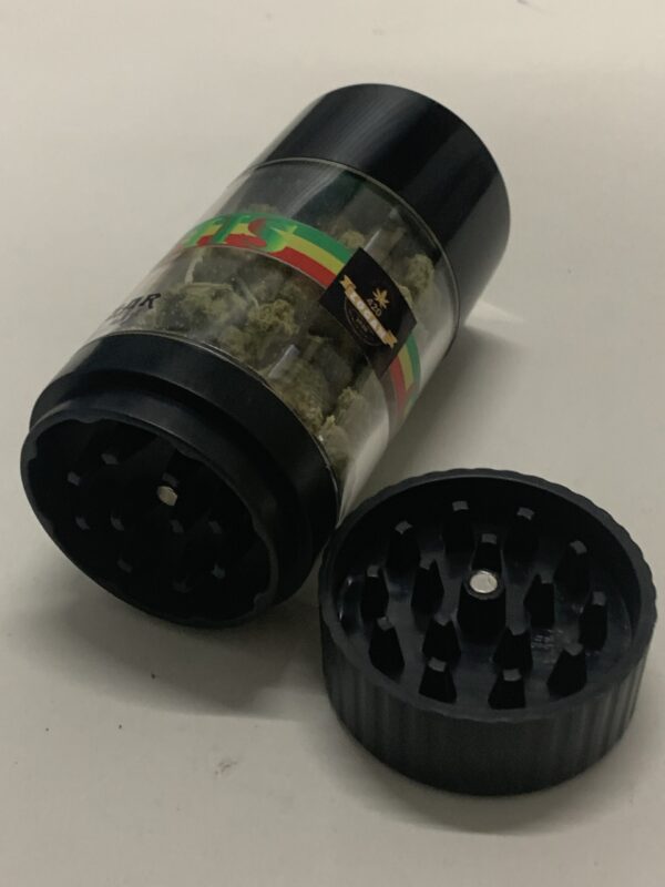 Bud Storage Jar with built in grinder (15g indoor Pops) - Image 3
