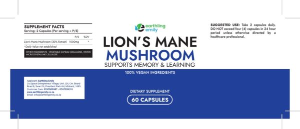 Lion’s Mane Mushroom - Supports Memory & Learning - Image 2
