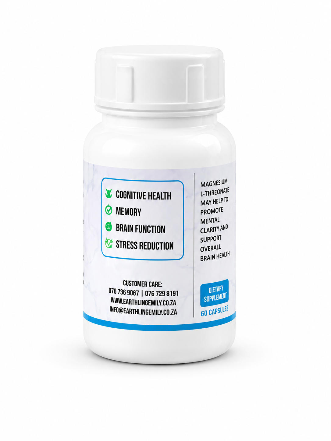 Magnesium L-Threonate 60 capsules - Brain Health - Image 2