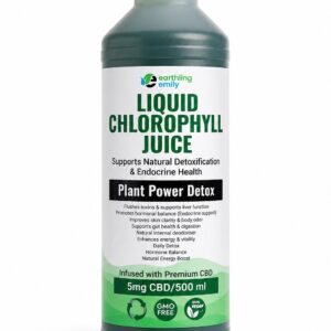 Earthling Emily Liquid Chlorophyll Juice + Nano Infused CBD