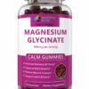 Earthling Emily Magnesium Glycinate Calm Gummies 60 Gummies Cranberry Flavour on White Background